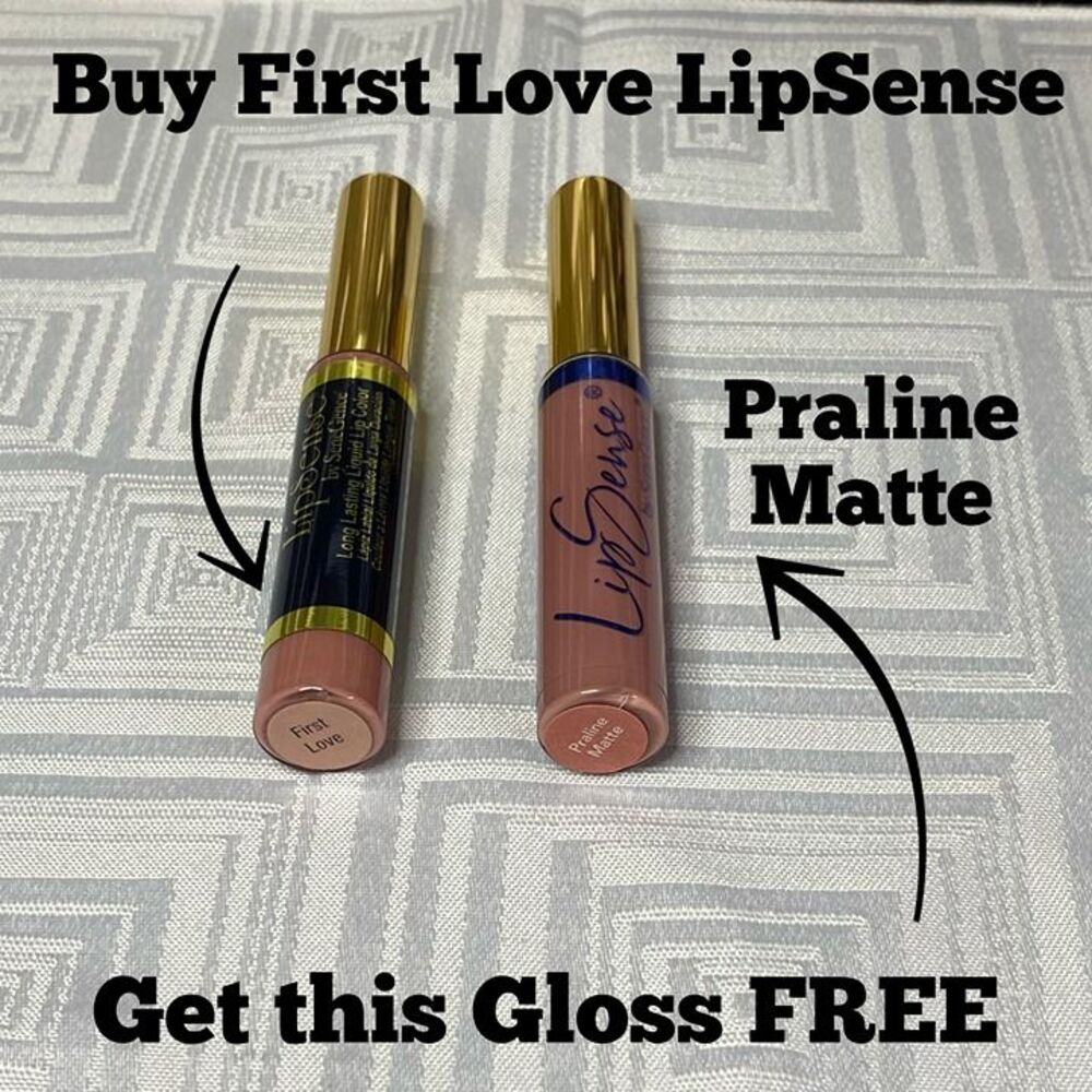 First Love LipSense PLUS Praline Matte Gloss FREE